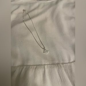 Silver Necklace with a mini planet